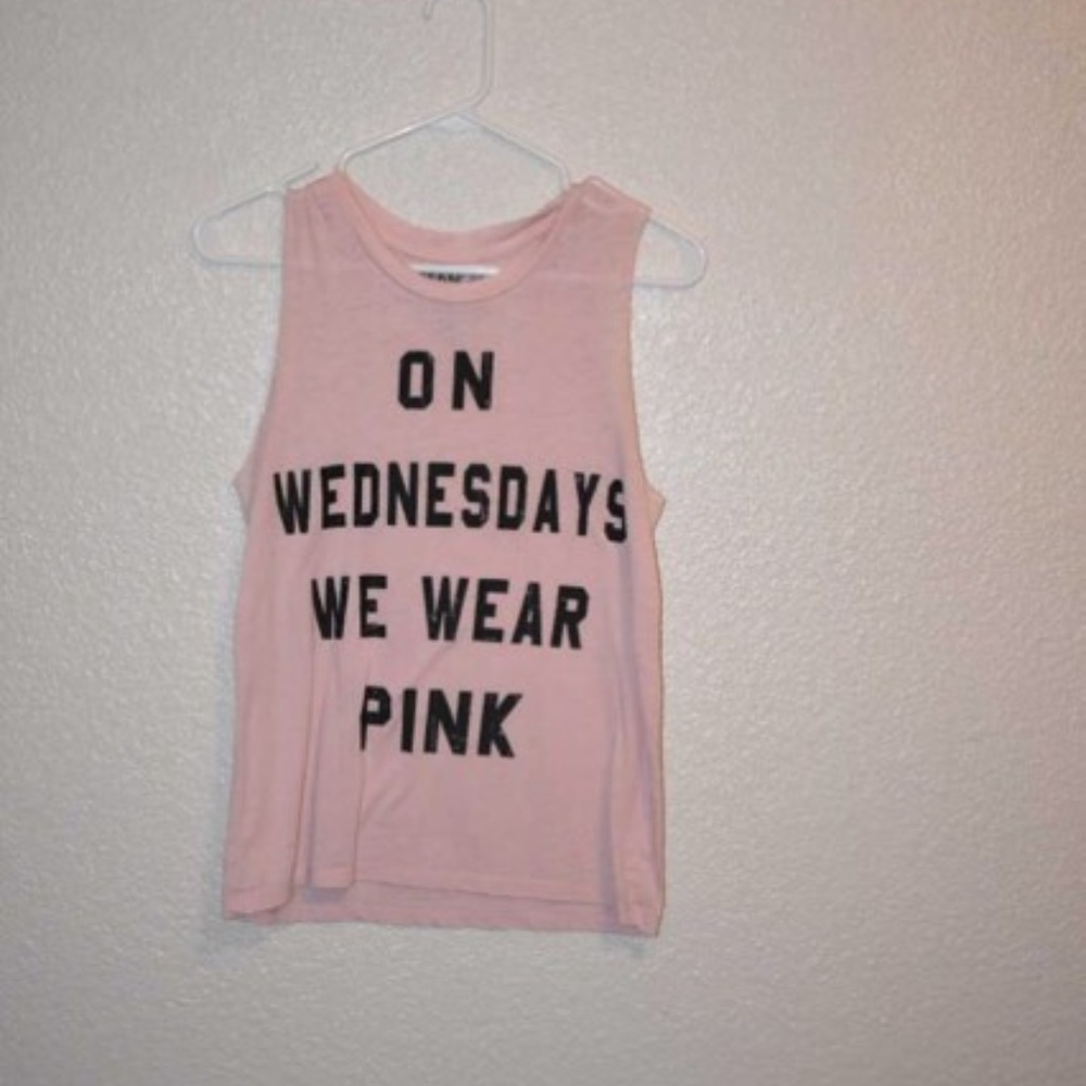 On Wednesdays We Wear Pink Target Sleeveless Shirt